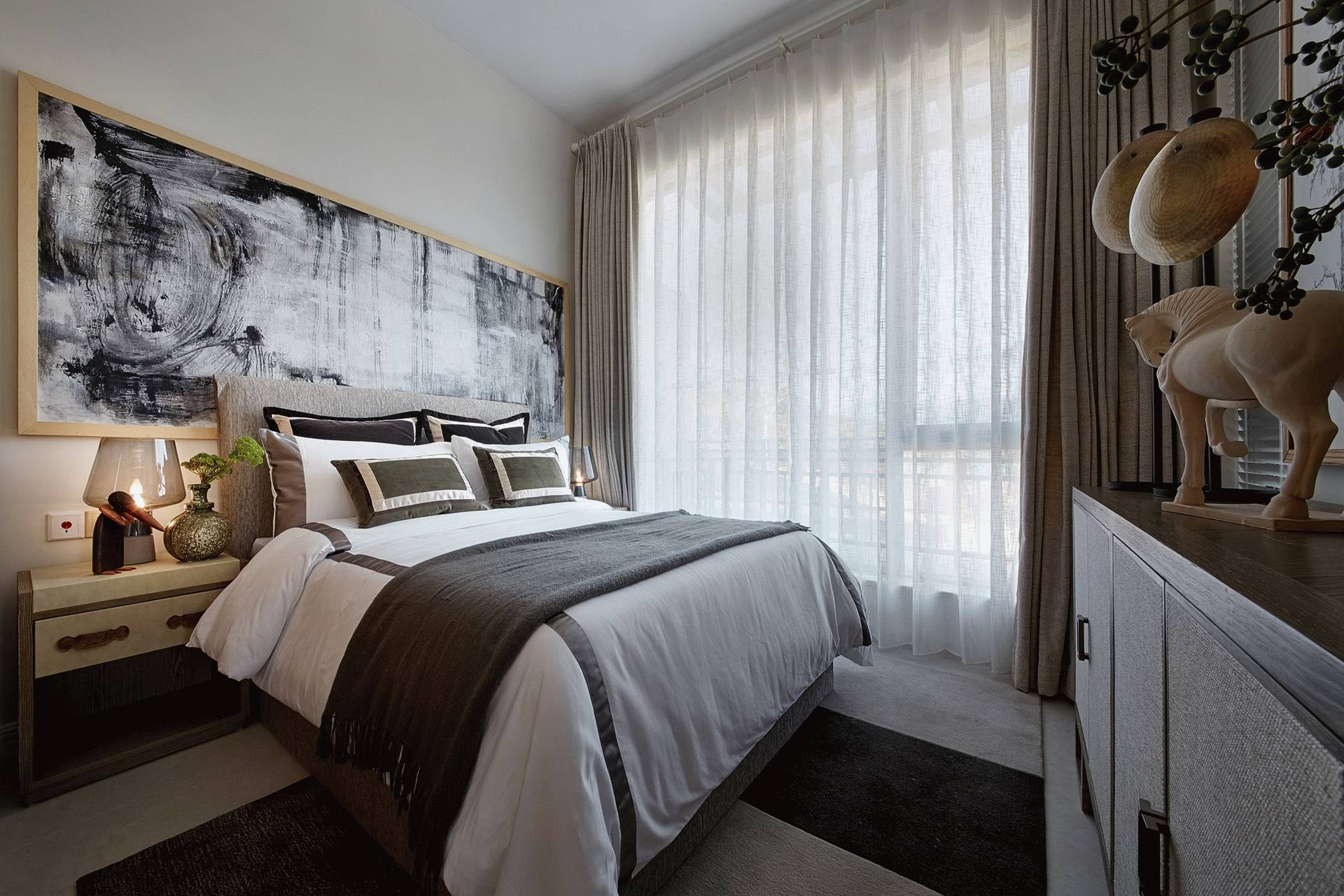 龍湖九里晴川-現(xiàn)代簡約-臥室設(shè)計效果圖