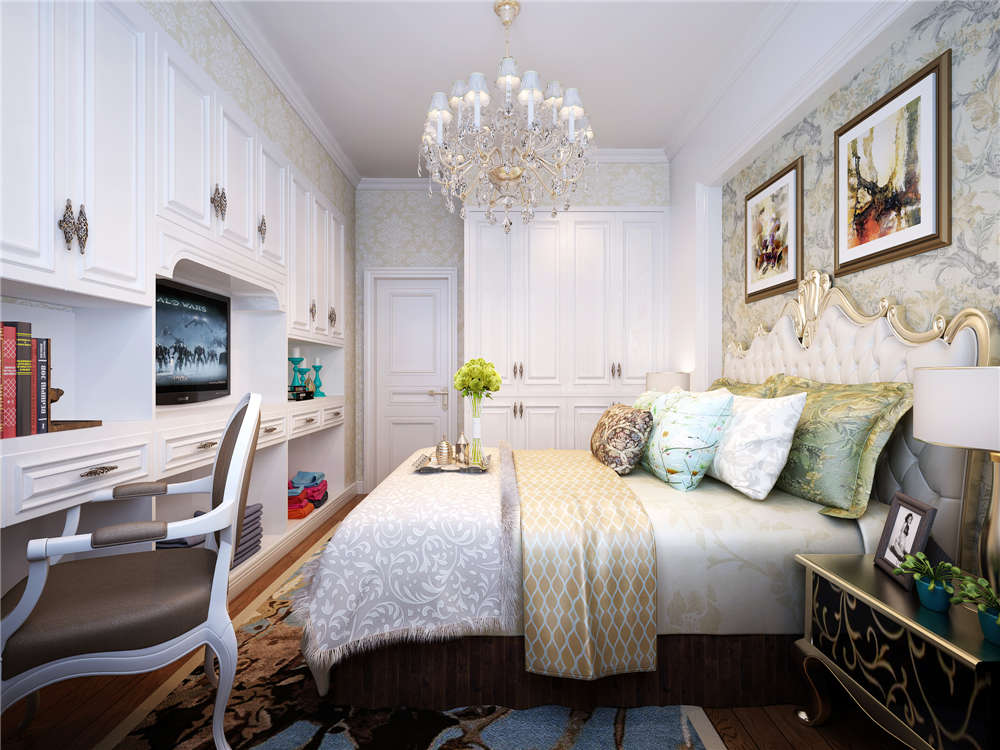 龍湖九里晴川-現(xiàn)代簡(jiǎn)約-臥室設(shè)計(jì)效果圖